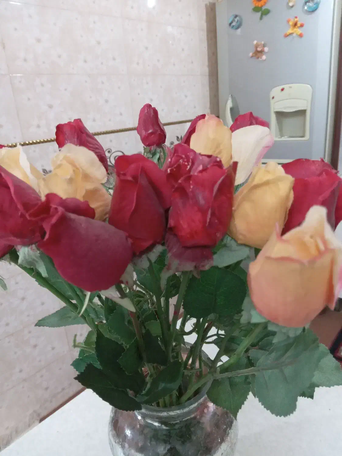 گل گلدان مصنوعی در حد نو|گل مصنوعی|قم, شهرک فاطمیه|دیوار