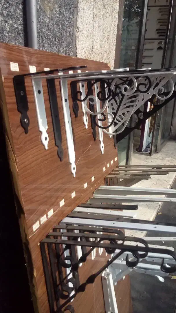 پایه گونیا فرفورژه پایه شلف پایه فلزی|کتابخانه، شلف، قفسههای دیواری|تهران, نعمتآباد|دیوار