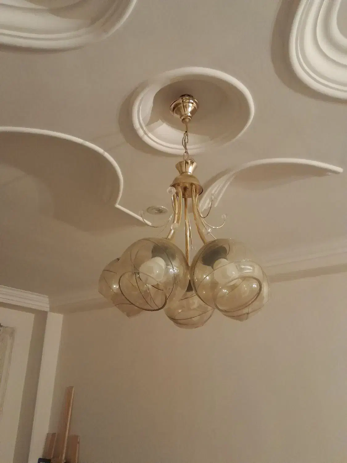 لوستر ۵شاخه|لوستر و چراغ آویز|گرگان, |دیوار