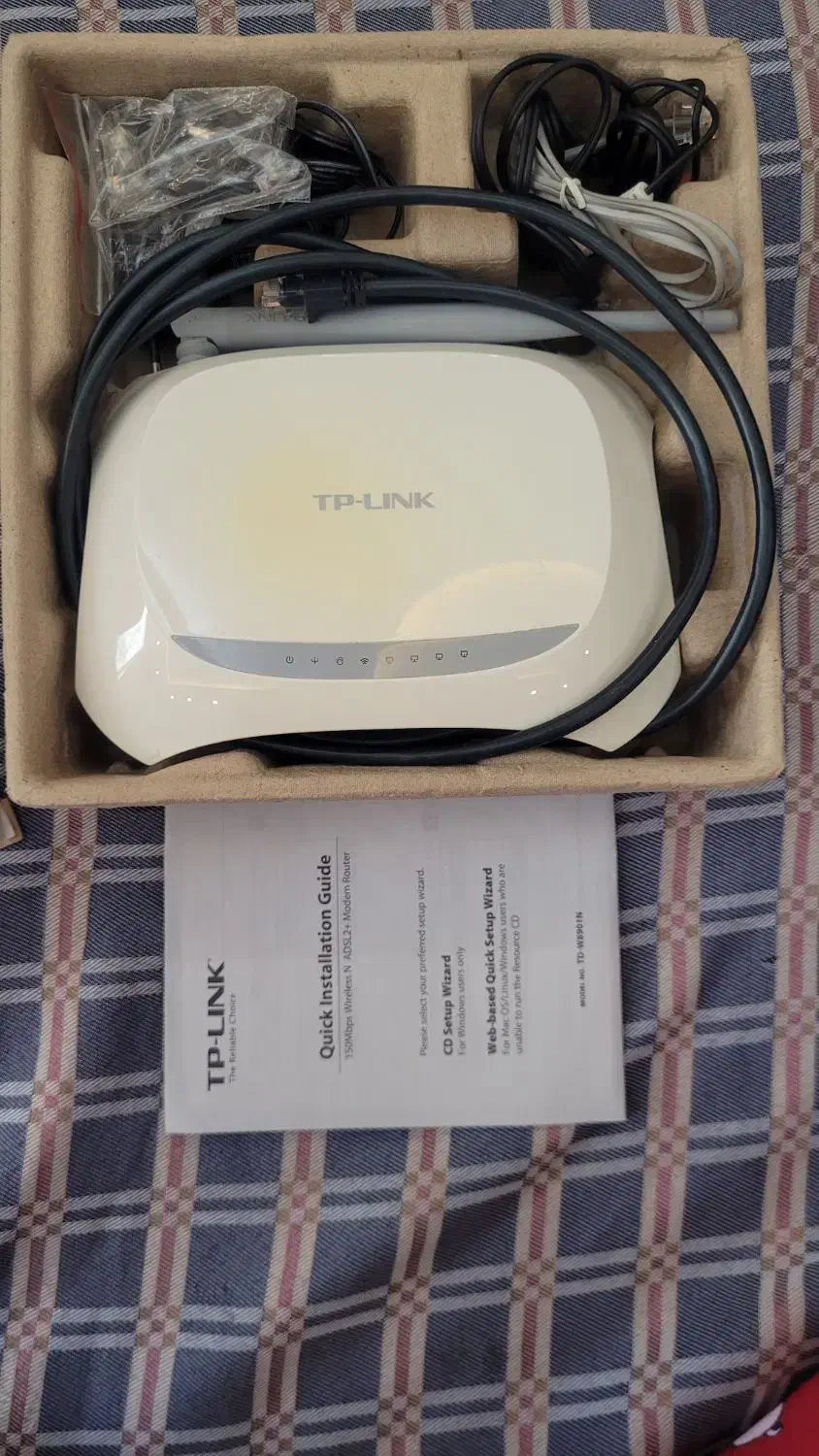 مودم روتر TP-Link TD-W8901N (سالم و تمیز)|مودم و تجهیزات شبکه|همدان, |دیوار