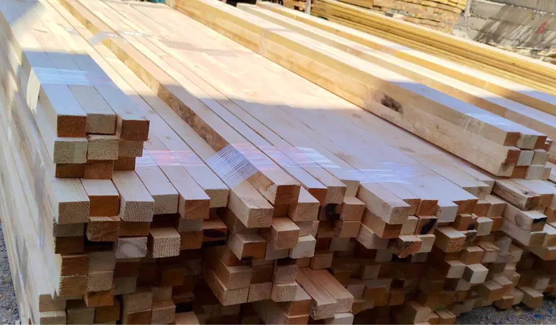 واردات چوب برکت تخته نراد روسی بنایی چهارتراش بائو|عمده‌فروشی|همدان, |دیوار