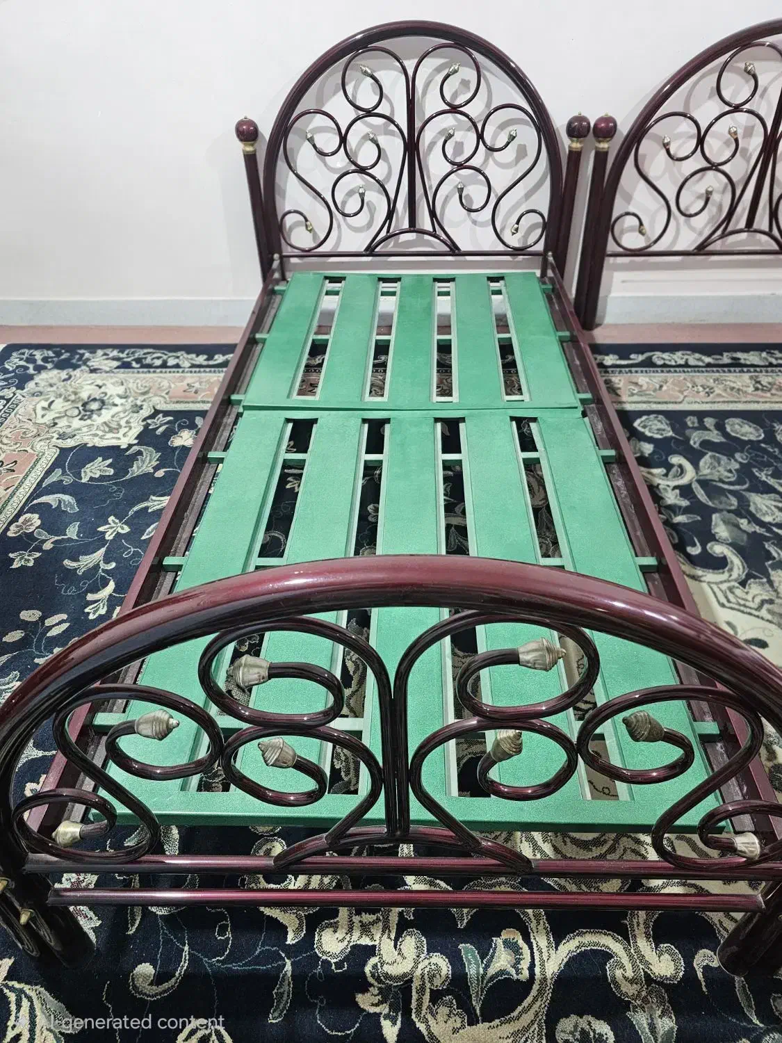 فروش تخت فرفورژه|تخت و سرویس خواب|رفسنجان, |دیوار