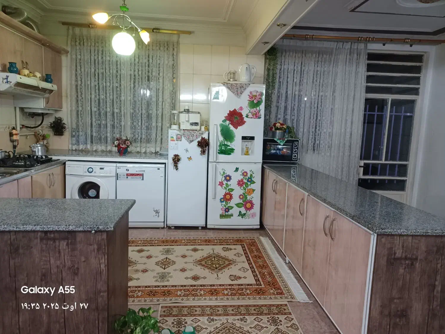 کابینت فلزی در حد نو|آب‌چکان و نظم‌دهنده ظروف|بروجرد, |دیوار