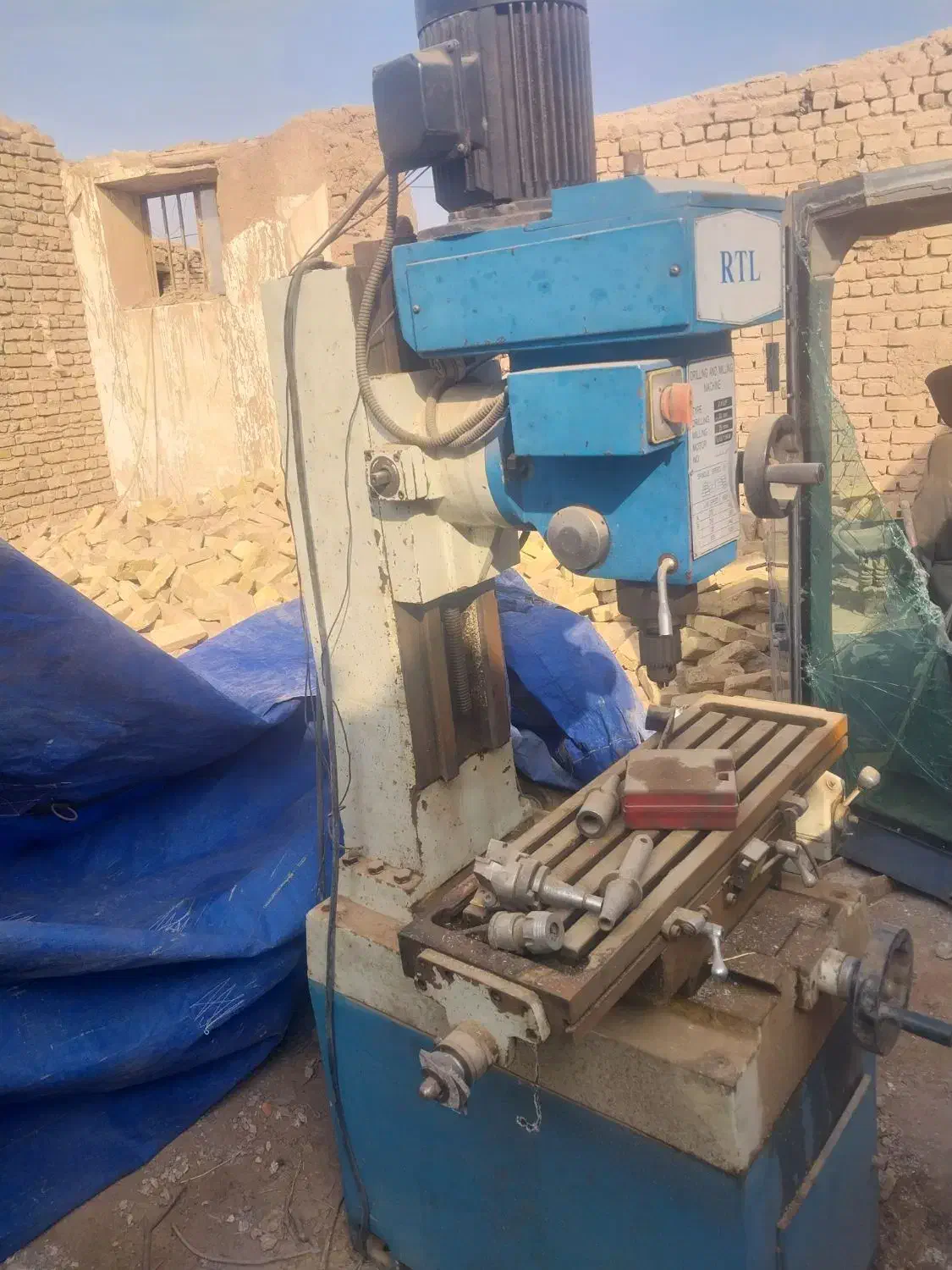 دریل تراش فرز و دو عدد دستگاه جوش co2|ماشینآلات صنعتی|مشهد, فلسطین|دیوار