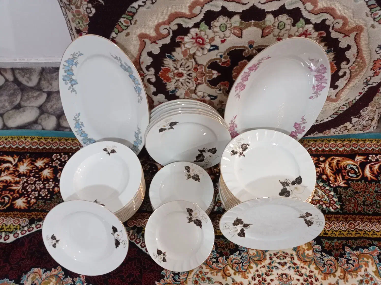 گل نیلوفری(خورشت خوری برنج دیس و...|ظروف سرو و پذیرایی|اراک, |دیوار