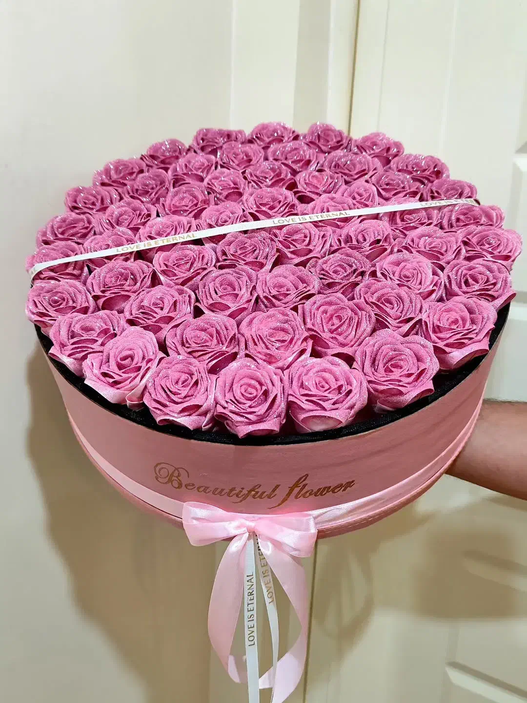 گل روبانی زیبا برای هدیه و دکور|گل مصنوعی|سلماس, |دیوار