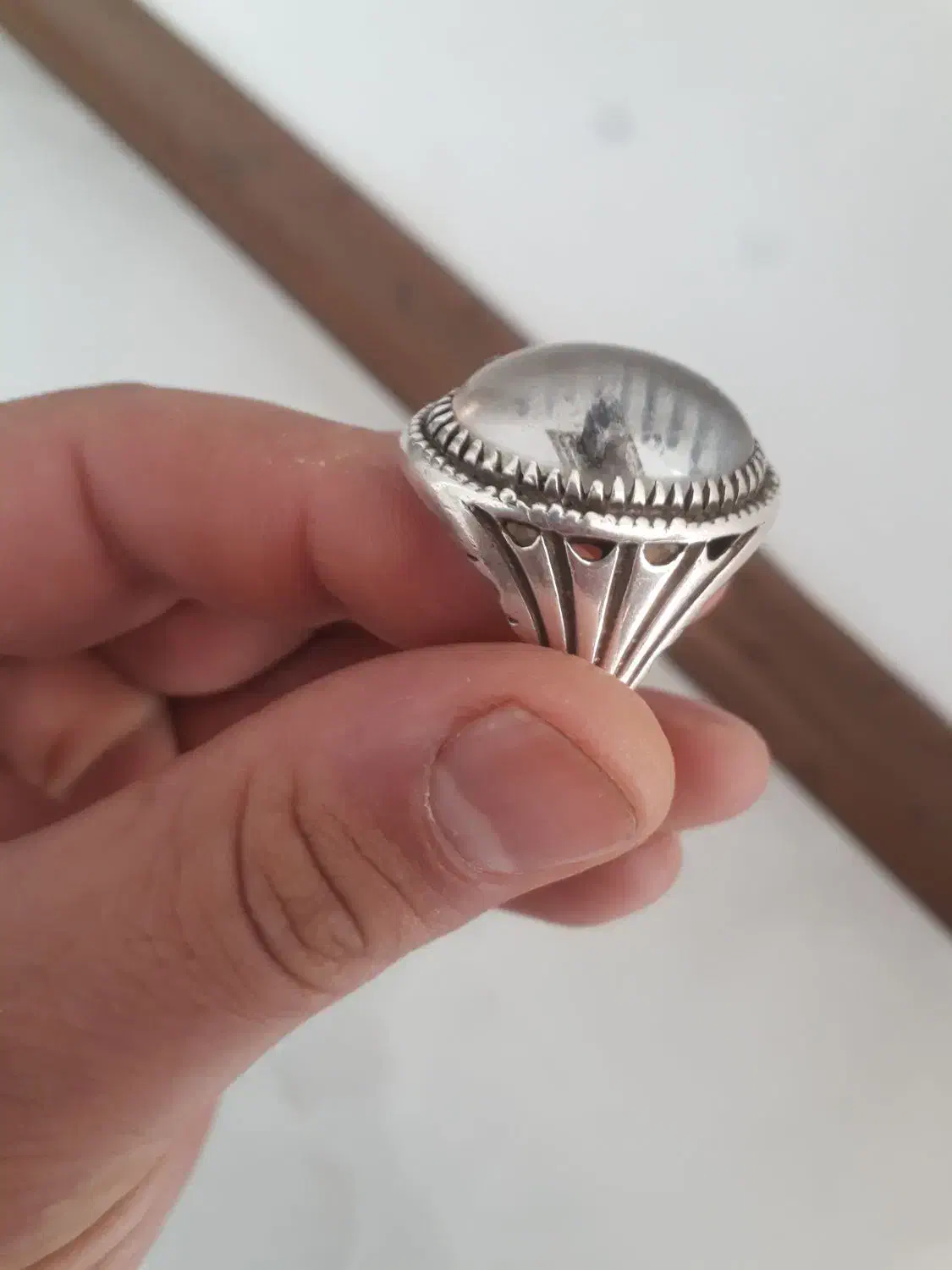 انگشتره نقره|کلکسیون اشیاء عتیقه|نهاوند, |دیوار