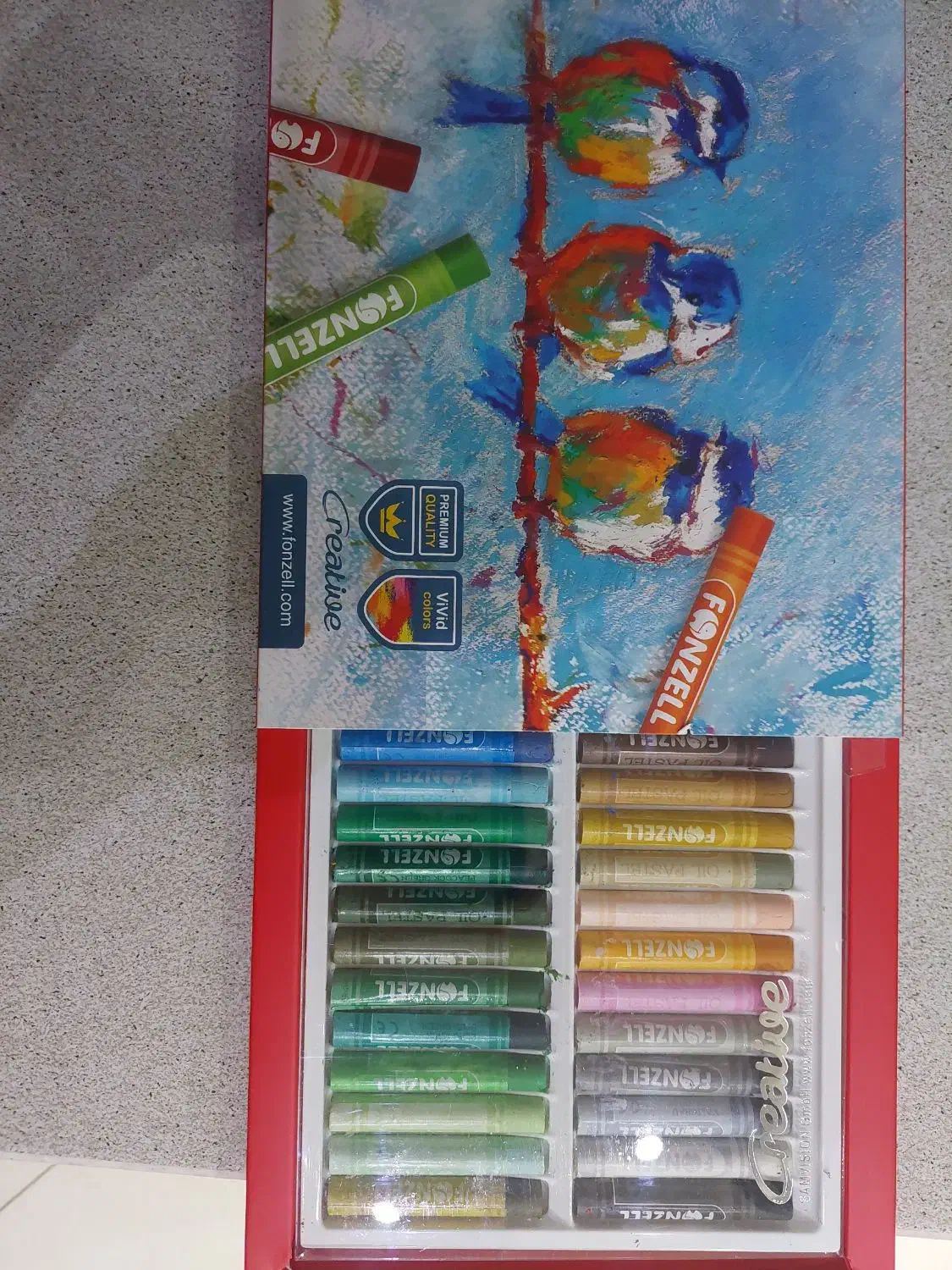 مداد پاستل روغنی ۵۰ رنگ|لوازم التحریر|تهران, دهقان|دیوار