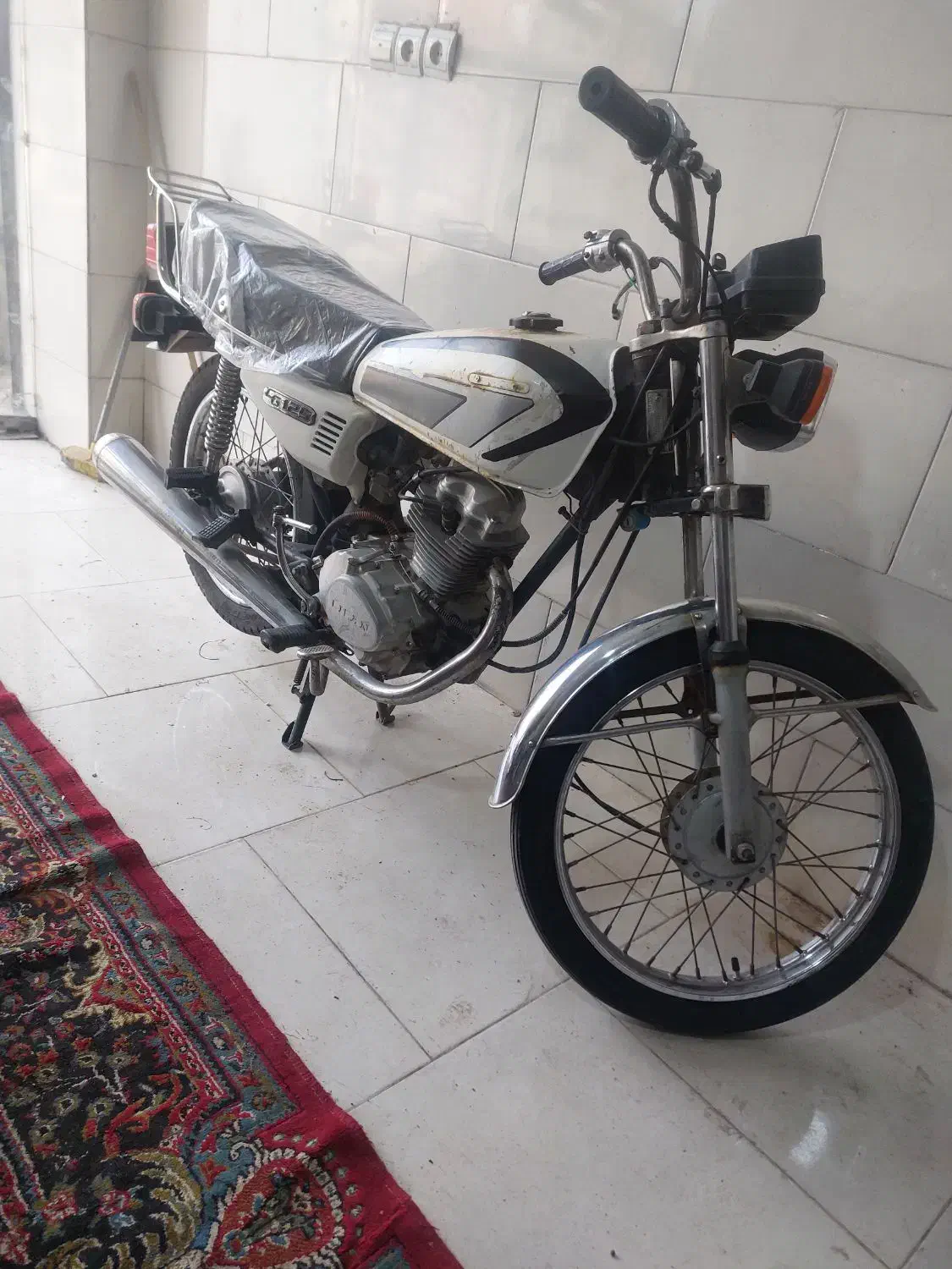 موتور هندا ۱۲۵ مزایده سالم سالم|موتورسیکلت|چهارباغ, |دیوار