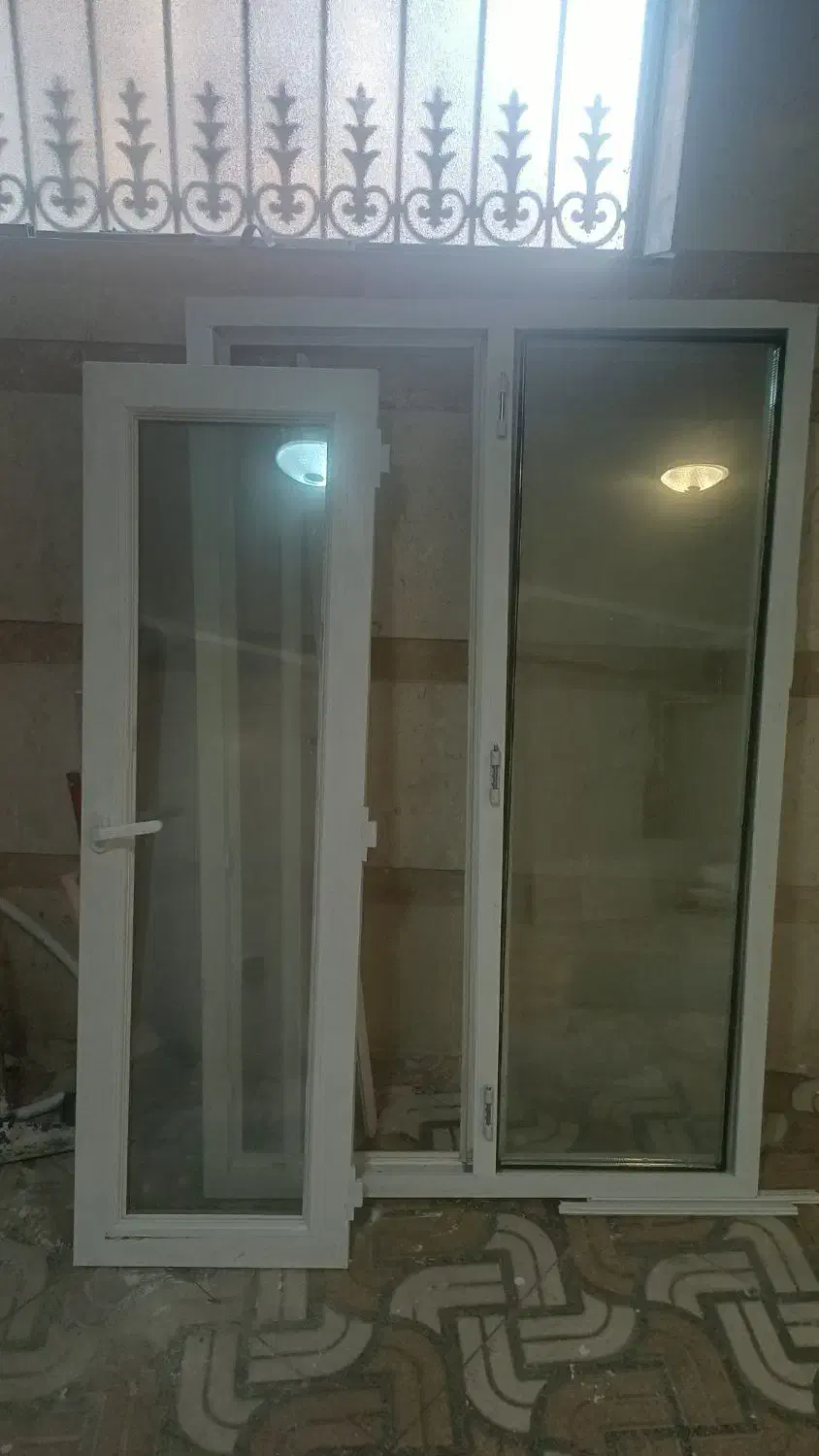 پنجره با شیشه دو جداره اماده|مصالح و تجهیزات ساختمان|مشگین شهر, |دیوار