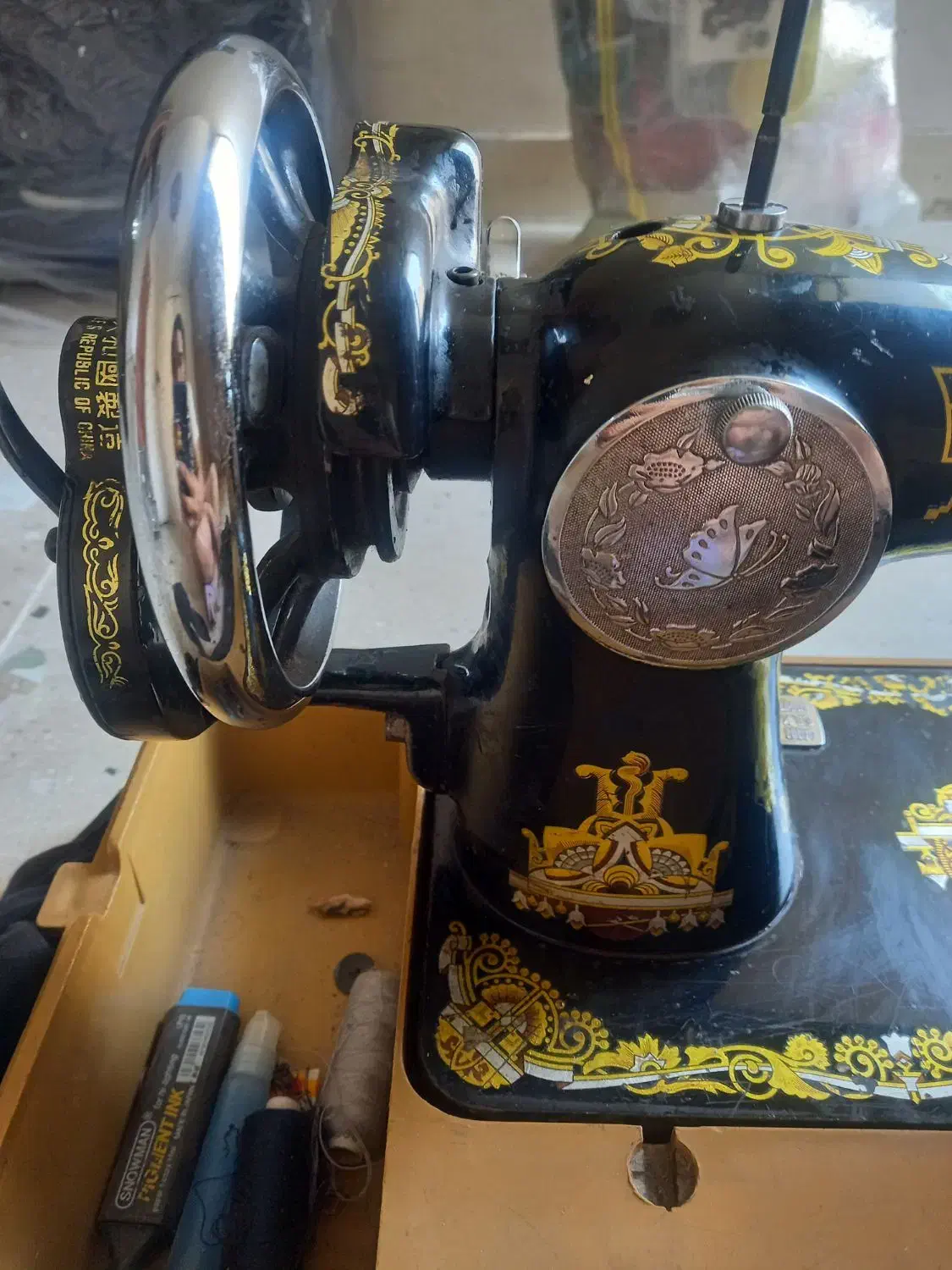 چرخ خیاطی قدیمی|چرخ خیاطی و ریسندگی|تهران, شهرک ولیعصر جنوبی|دیوار