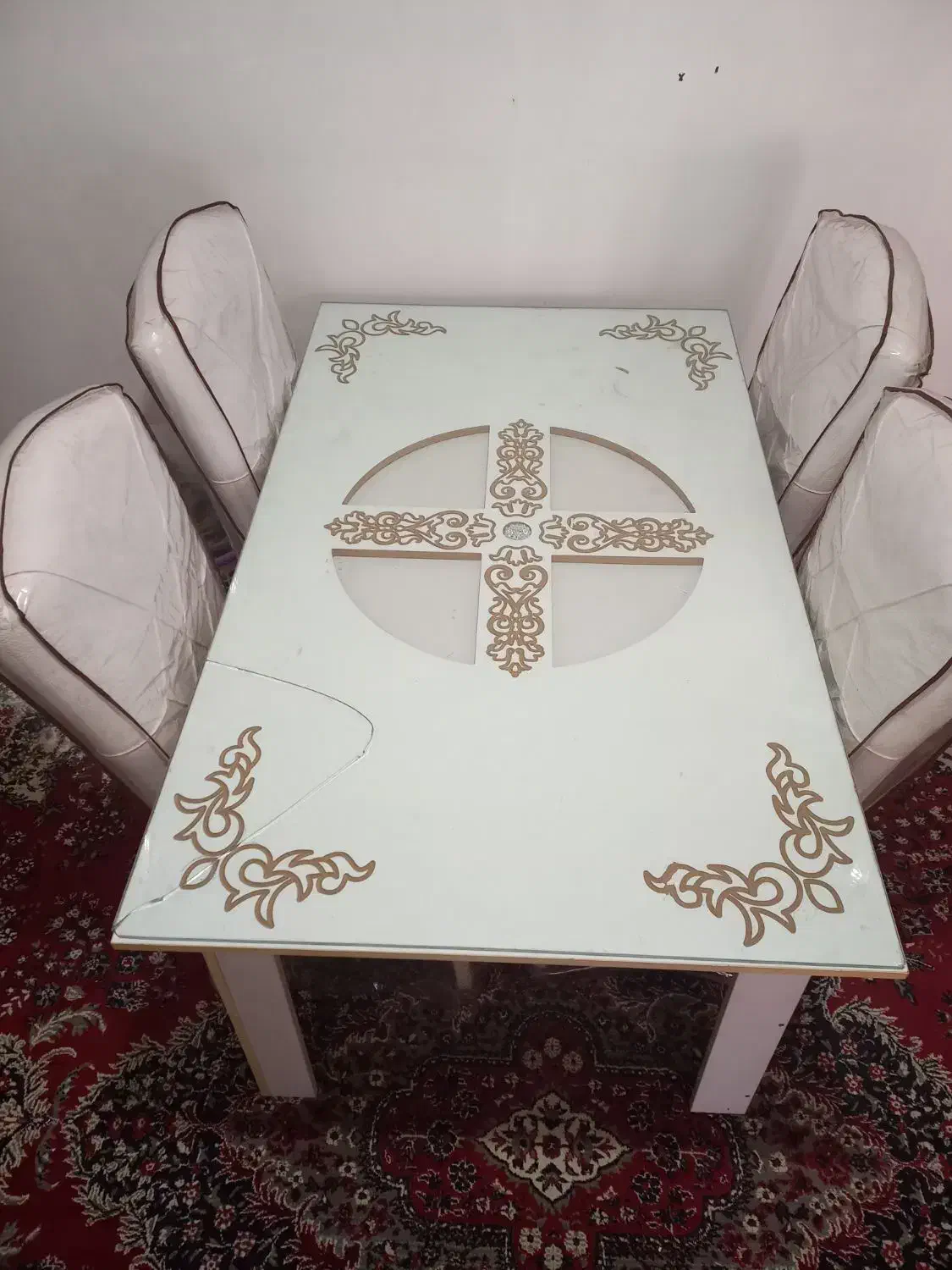 *میز ۶نفره|میز و صندلی غذاخوری|خرمآباد, |دیوار