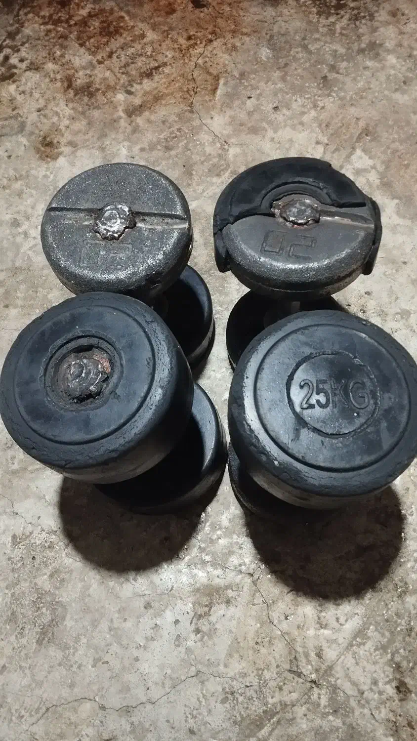 دمبل 20 . 25|تجهیزات ورزشی|تهران, زاهد گیلانی|دیوار