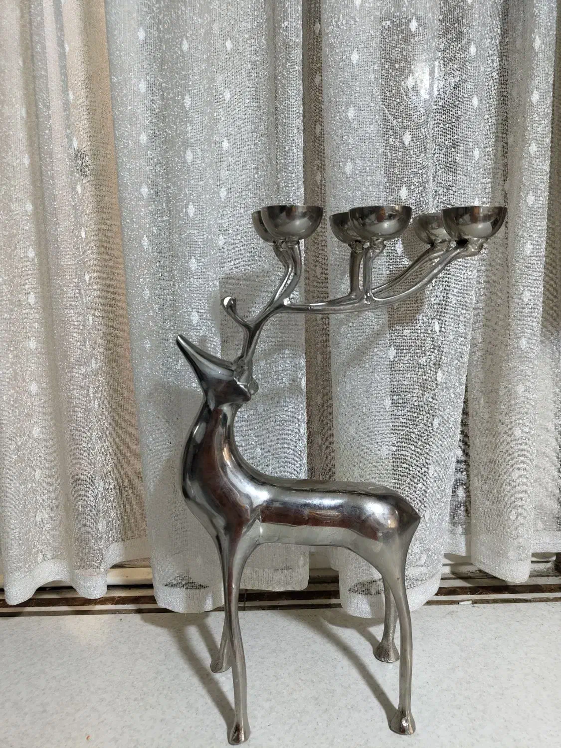 جاشمعی آلومینیومی رنگ ثابت نقره ای|صنایع دستی و سایر لوازم تزئینی|تهران, پونک|دیوار