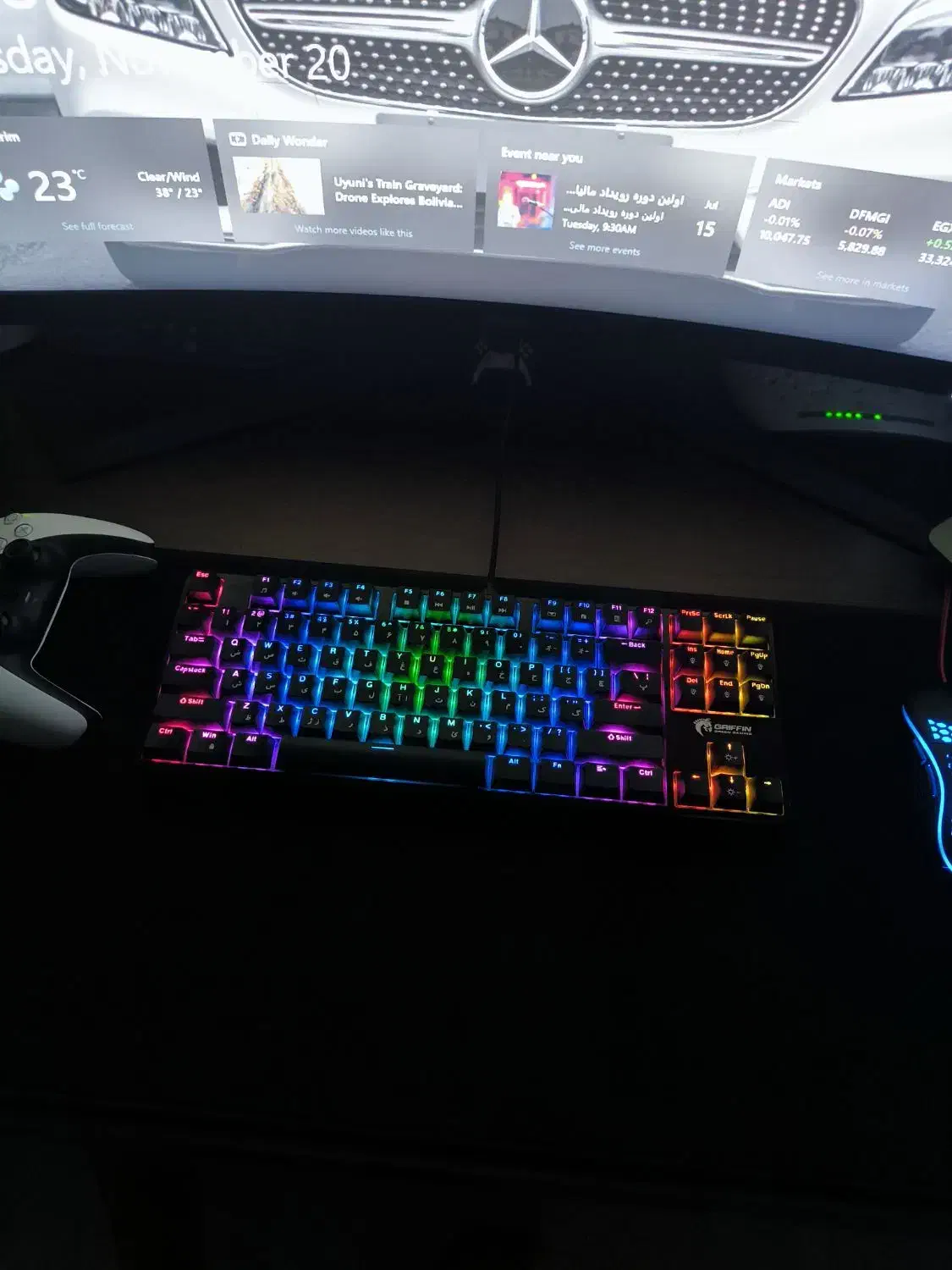 کیبورد گیمینگ گرین مدل GK801-RGB|قطعات و لوازم جانبی رایانه|احمدآبادمستوفی, |دیوار