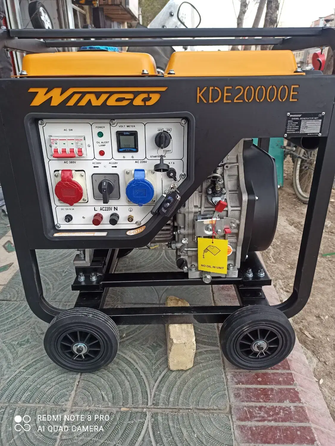 موتور برق 12KW دیزل وینکو مدل KDE20000E|ماشینآلات صنعتی|اصفهان, ملکشهر|دیوار