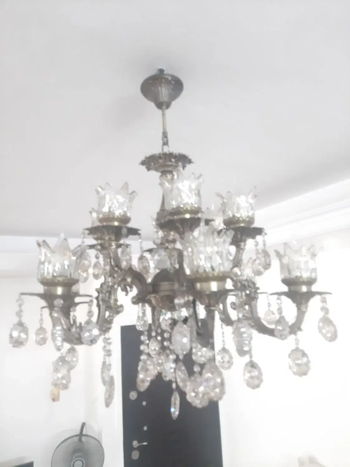 لوستر آلومینیوم۶شاخه۱۲شعله|لوستر و چراغ آویز|تهران, فلاح|دیوار