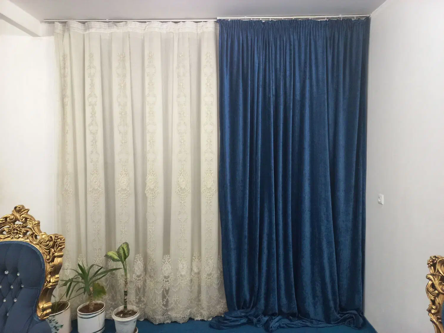 پرده|پرده، رانر، رومیزی|قم, شاه ابراهیم|دیوار