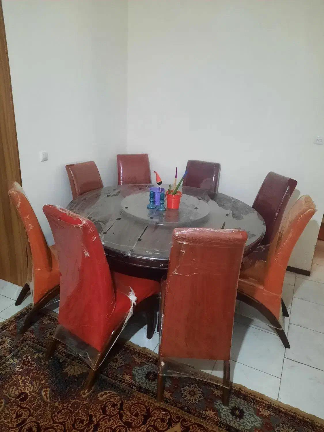 میز نهارخوری ۸نفره مدل گرد|میز و صندلی غذاخوری|پردیس, فاز ۳|دیوار