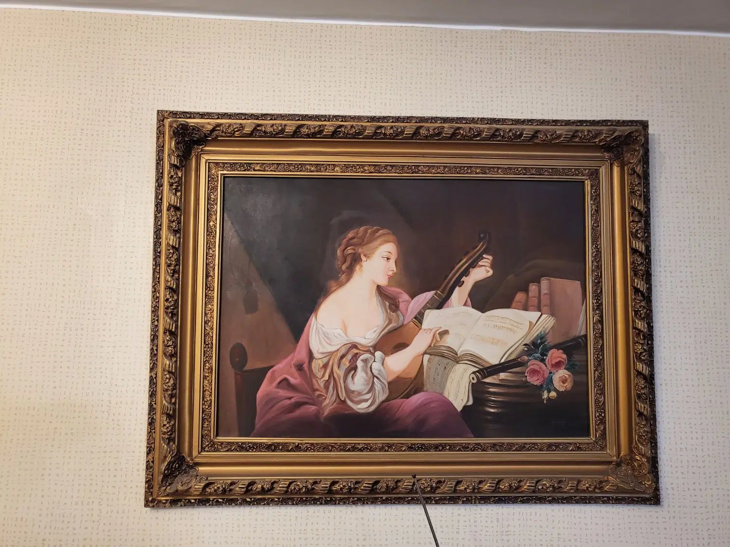 نقاشی lute player از یوسف نیا|تابلو، نقاشی، عکس|تهران, جردن|دیوار