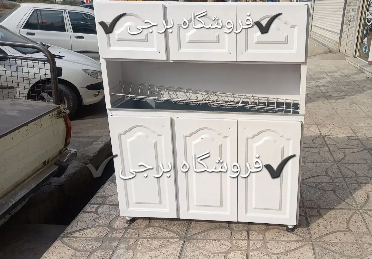 کابینت اشپزخونه هوای و زمینی فلز درب ام دی اف|مصالح و تجهیزات ساختمان|تهران, باشگاه نفت|دیوار