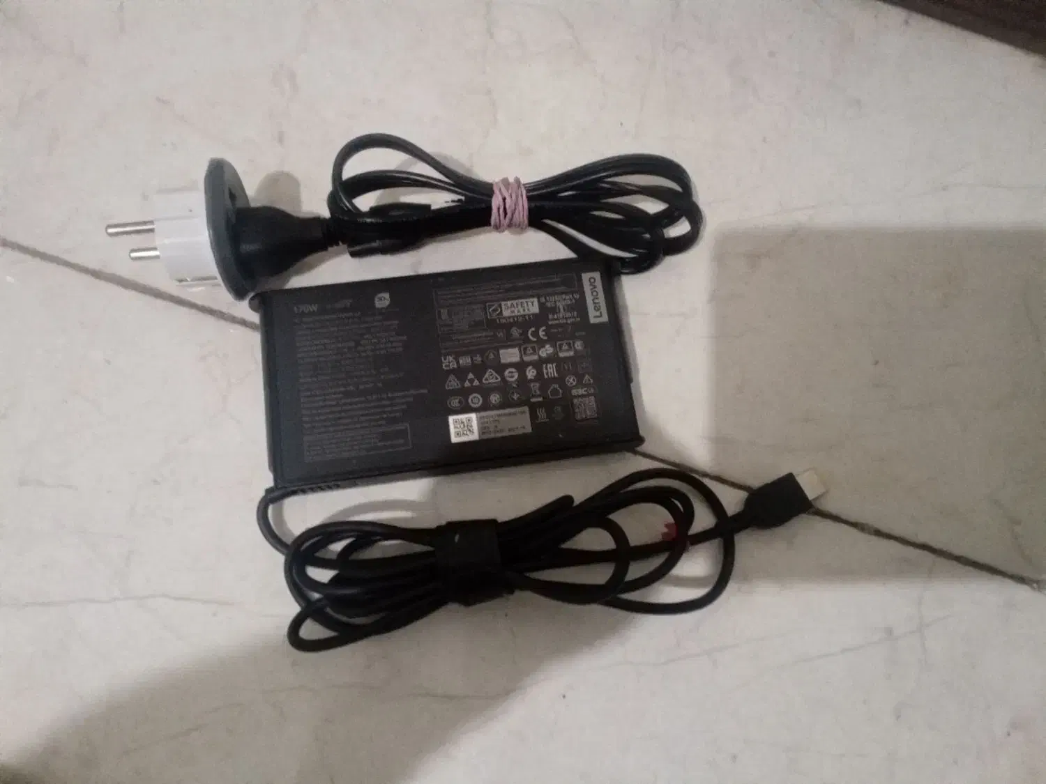 شارژر لب تاب Lenova|قطعات و لوازم جانبی رایانه|ری, ظهیرآباد|دیوار