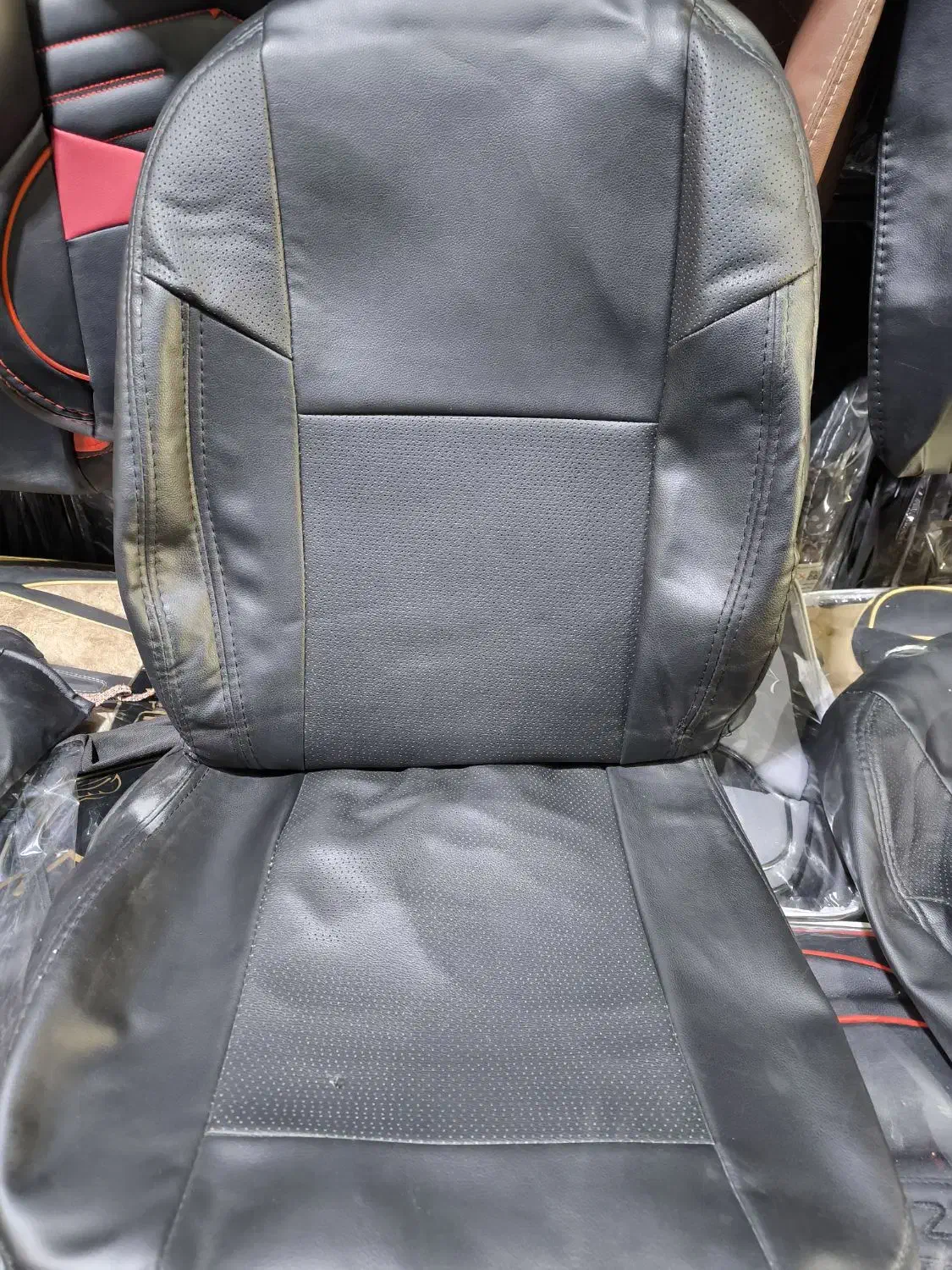 روکش صندلی چرمی ساده مشکی 111|قطعات یدکی و لوازم جانبی|الوند, |دیوار