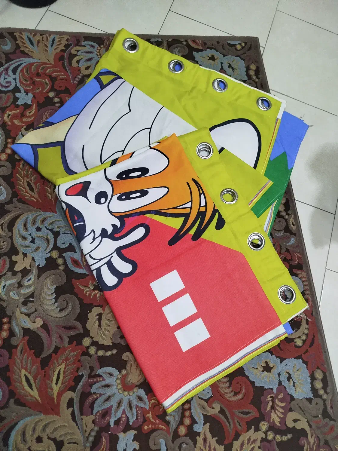 پرده دو تیکه|پرده، رانر، رومیزی|اسلام‌شهر, شهرک واوان|دیوار