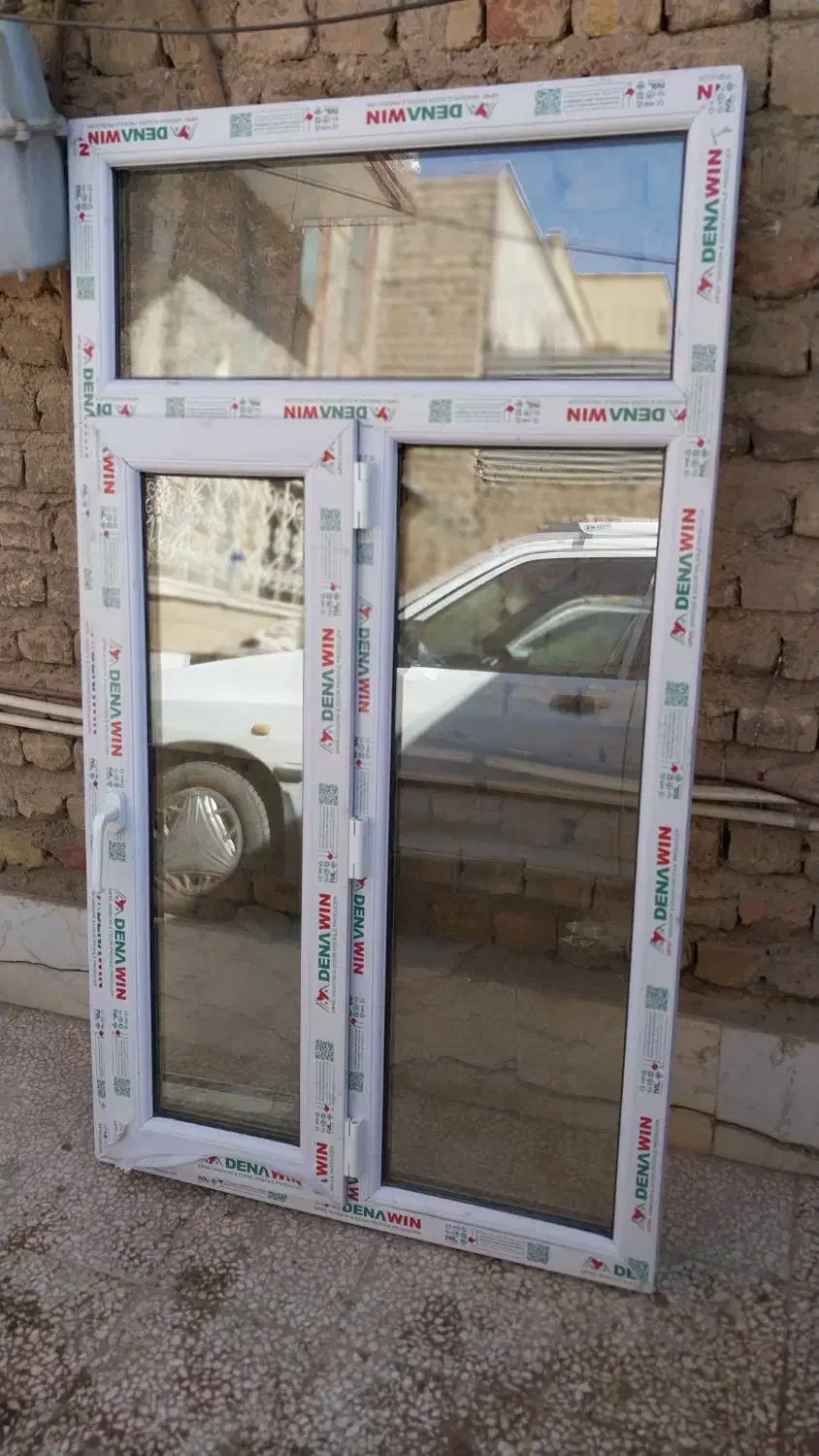 پنجره دوجداره همراه توری|مصالح و تجهیزات ساختمان|قم, هفت تیر|دیوار