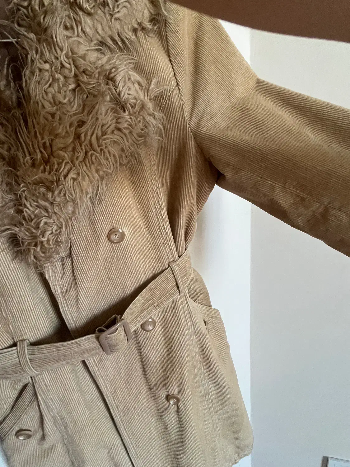 پالتو زنانه راه‌کبریتی خزدار، خارجی|لباس|تهران, ولنجک|دیوار