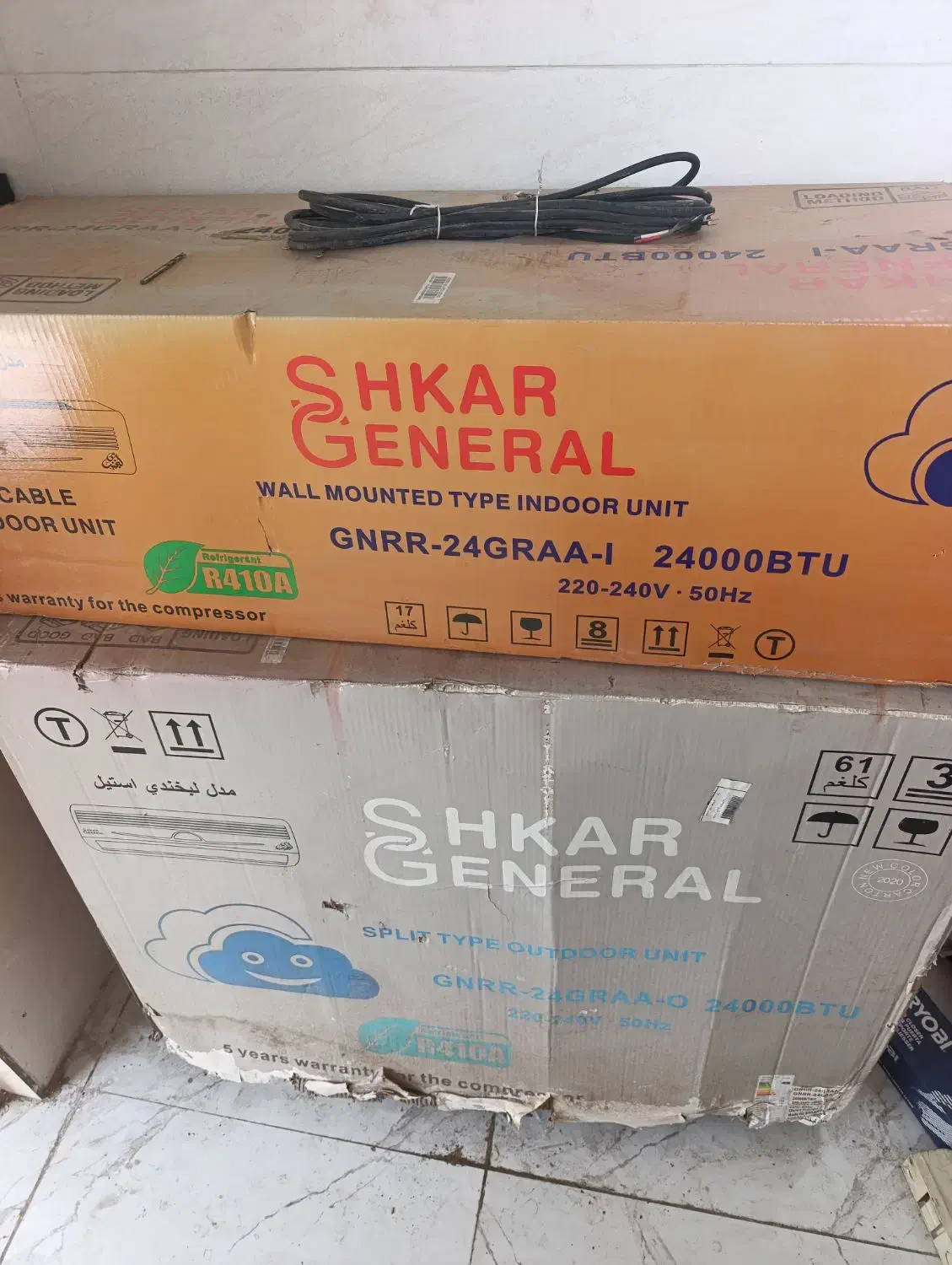 کولر گازی جنرال24000|کولر گازی و فن‌کوئل|خاوران, |دیوار