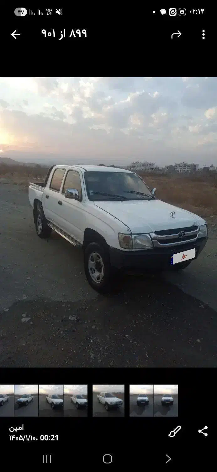 تویوتا هایلوکس تایگر مدل ۱۹۹۸|خودرو سواری و وانت|مشهد, رباط طرق|دیوار