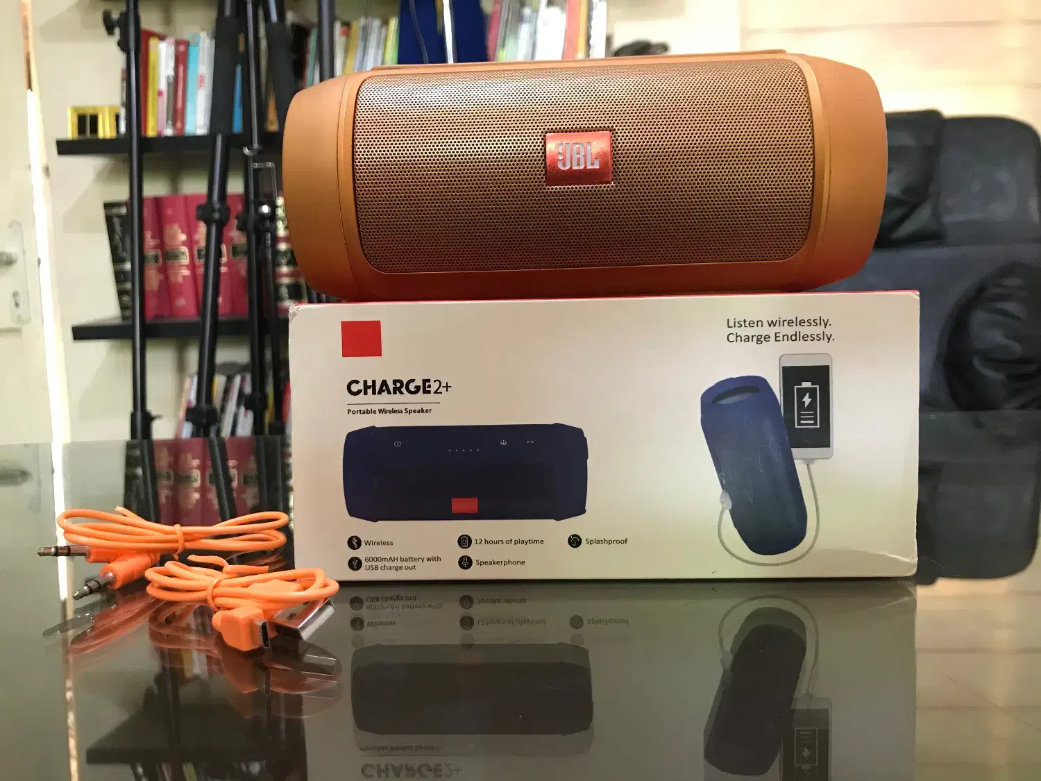 اسپیکر پرتابل وایرلس بلوتوثیJBL Charge2+|پخشکننده همراه|قدس, شهرقدس|دیوار