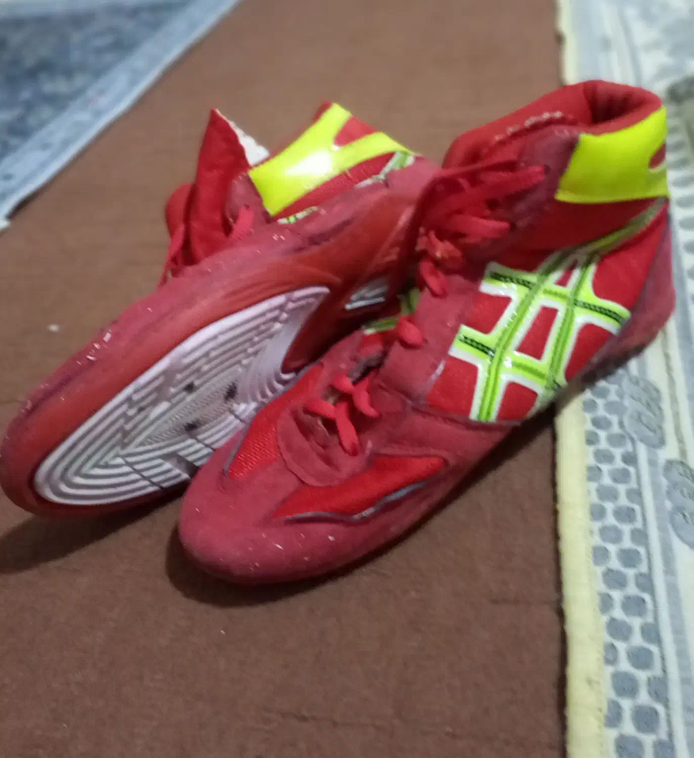 کفش کشتی|کیف، کفش، کمربند|شاهین دژ, |دیوار