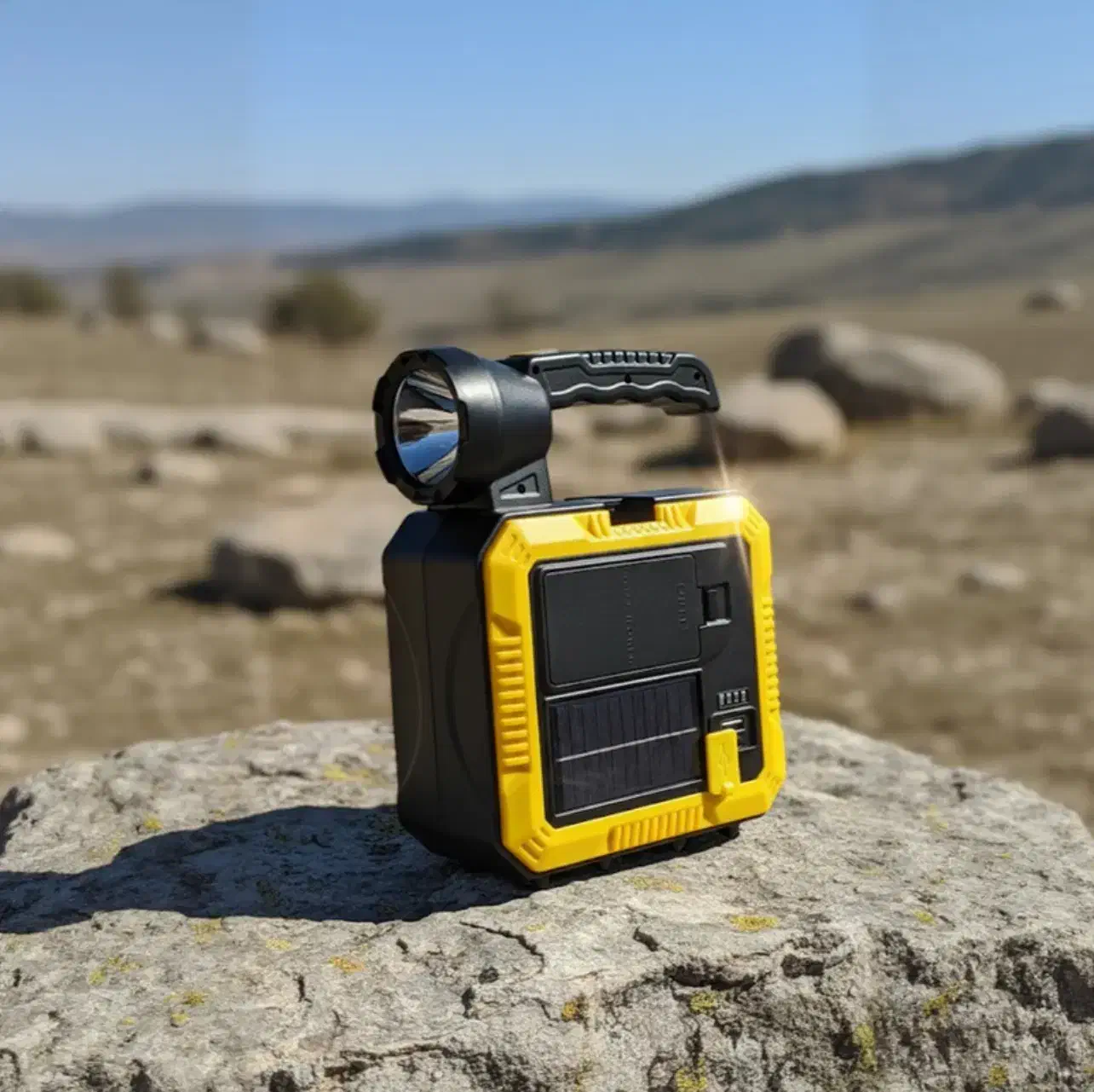 چراغ اضطراری خورشیدی پاروبانک همراه با جعبه ابزار|لامپ و چراغ|مشهد, امیریه|دیوار