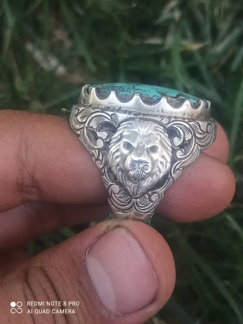 انگشتر فیروزه اصل|زیورآلات و اکسسوری|یزد, |دیوار