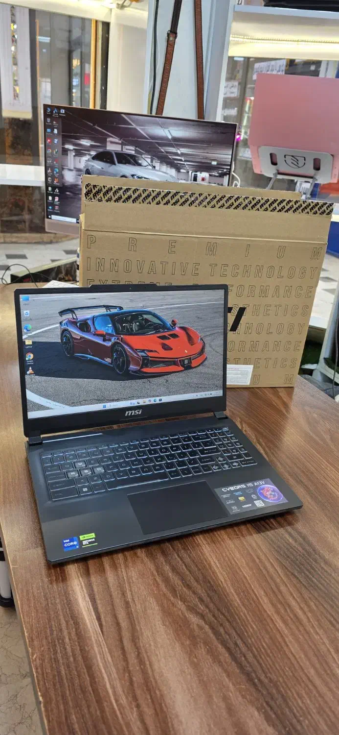 msi cyborg 15 در حد نو با کارتن|رایانه همراه|اردبیل, |دیوار