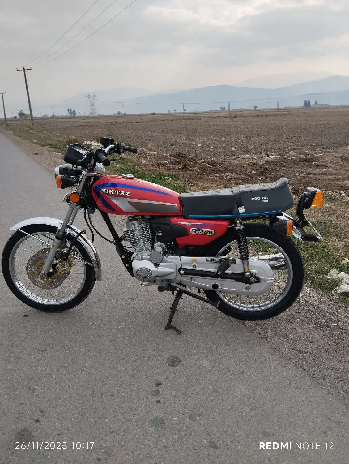 نیکتاز 200مدل 1402مدارک کامل سند آماده انتقال|موتورسیکلت|گنبد کاووس, |دیوار