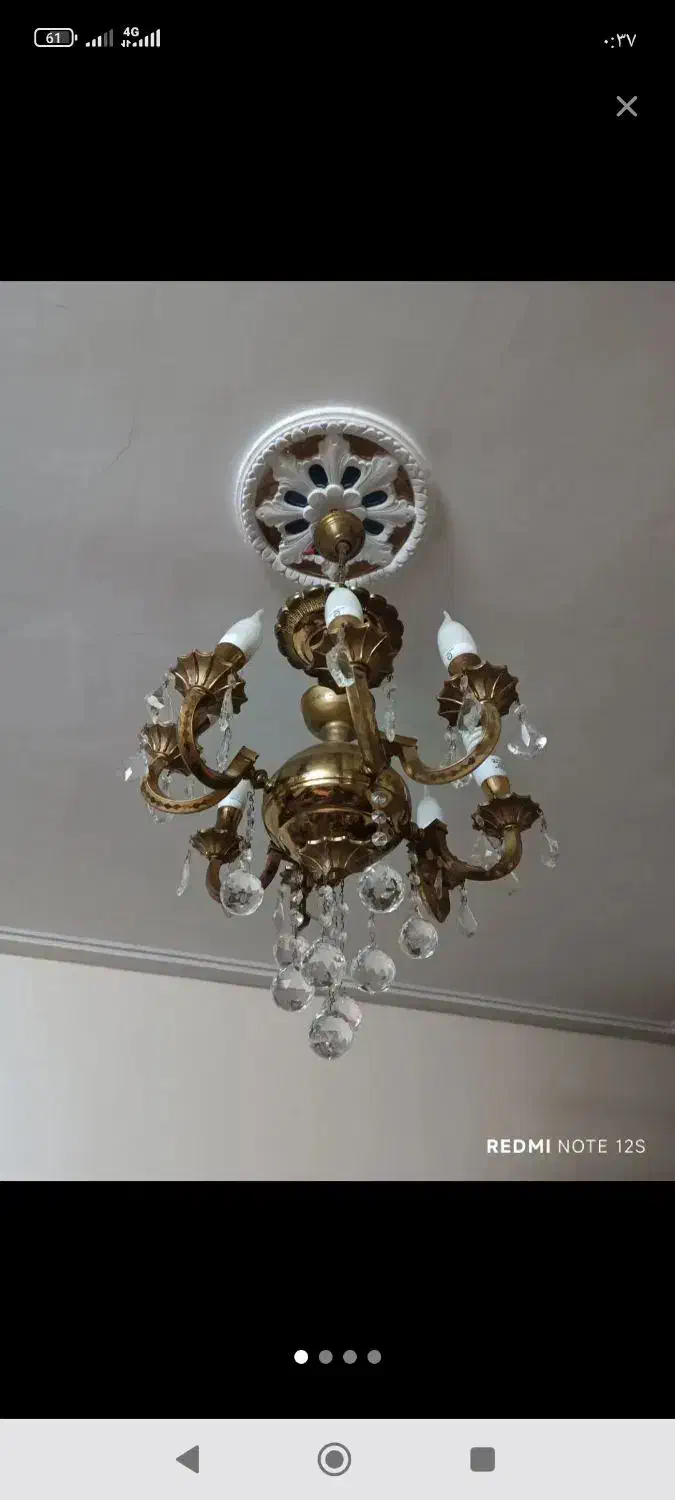 لوستر ۸ شاخه|لوستر و چراغ آویز|اهواز, شریعتی جنوبی|دیوار