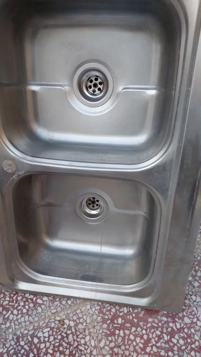 سینک ضرفشویی دو قلو|مصالح و تجهیزات ساختمان|بهبهان, |دیوار