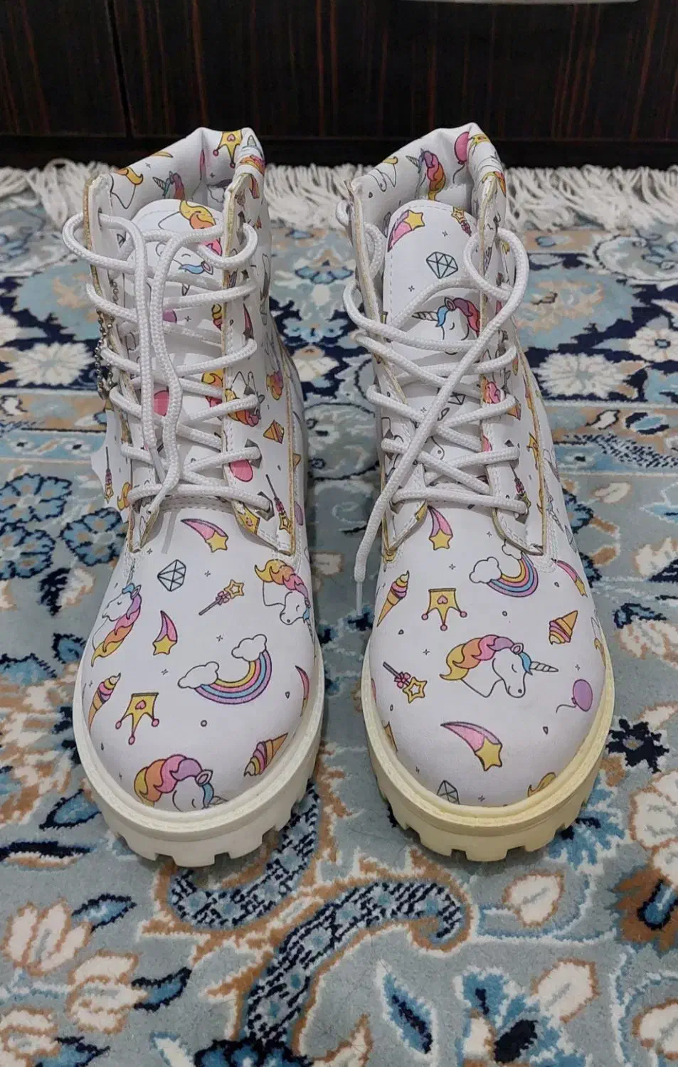 پوتین دخترانه سایز ۴۰ (مارک تیمبرلند )|کیف، کفش، کمربند|رشت, استقامت ۱|دیوار