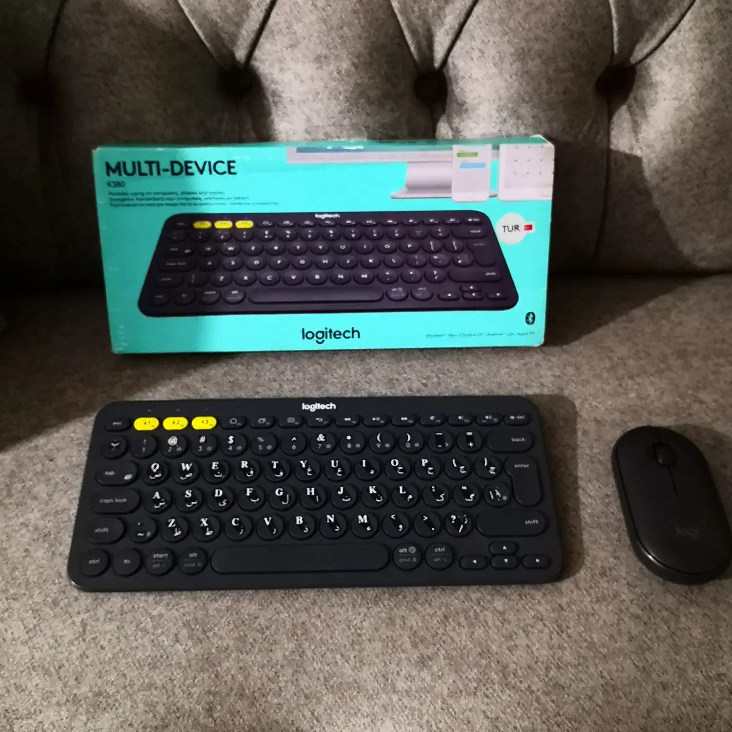 کیبورد بیسیم لاجیتک K380 و ماوس|قطعات و لوازم جانبی رایانه|ارومیه, |دیوار