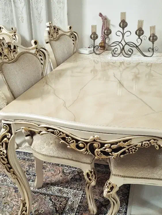 میز و صندلی ۴ نفره غذاخوری|میز و صندلی غذاخوری|هشتگرد, شهرک وحدت|دیوار