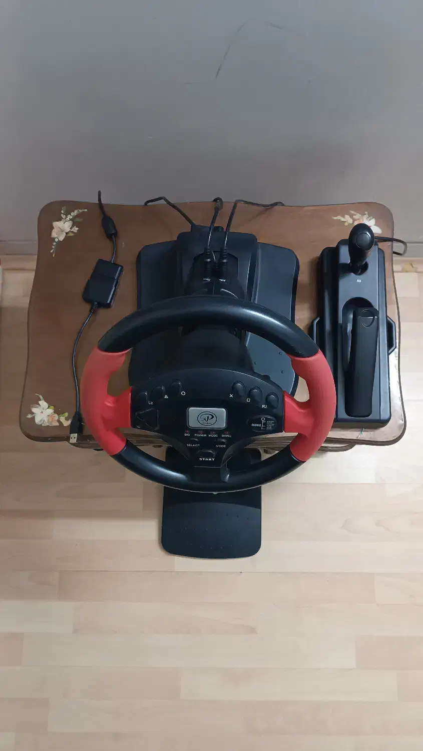 دسته فرمانی با پدال و دنده مدل XP|کنسول، بازی ویدئویی و آنلاین|تهران, سوهانک|دیوار