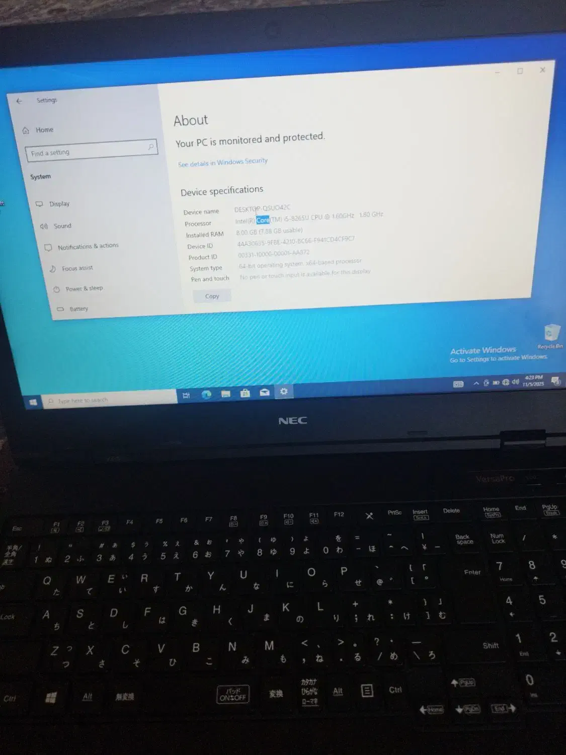 لپتاپ استوک ژاپنی نسل 8|رایانه همراه|مشهد, کلاته برفی|دیوار