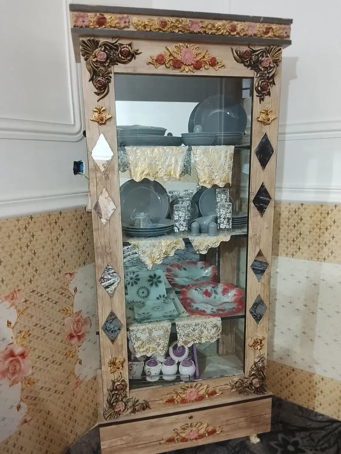 بوفه|بوفه، ویترین، کنسول|زهک, |دیوار