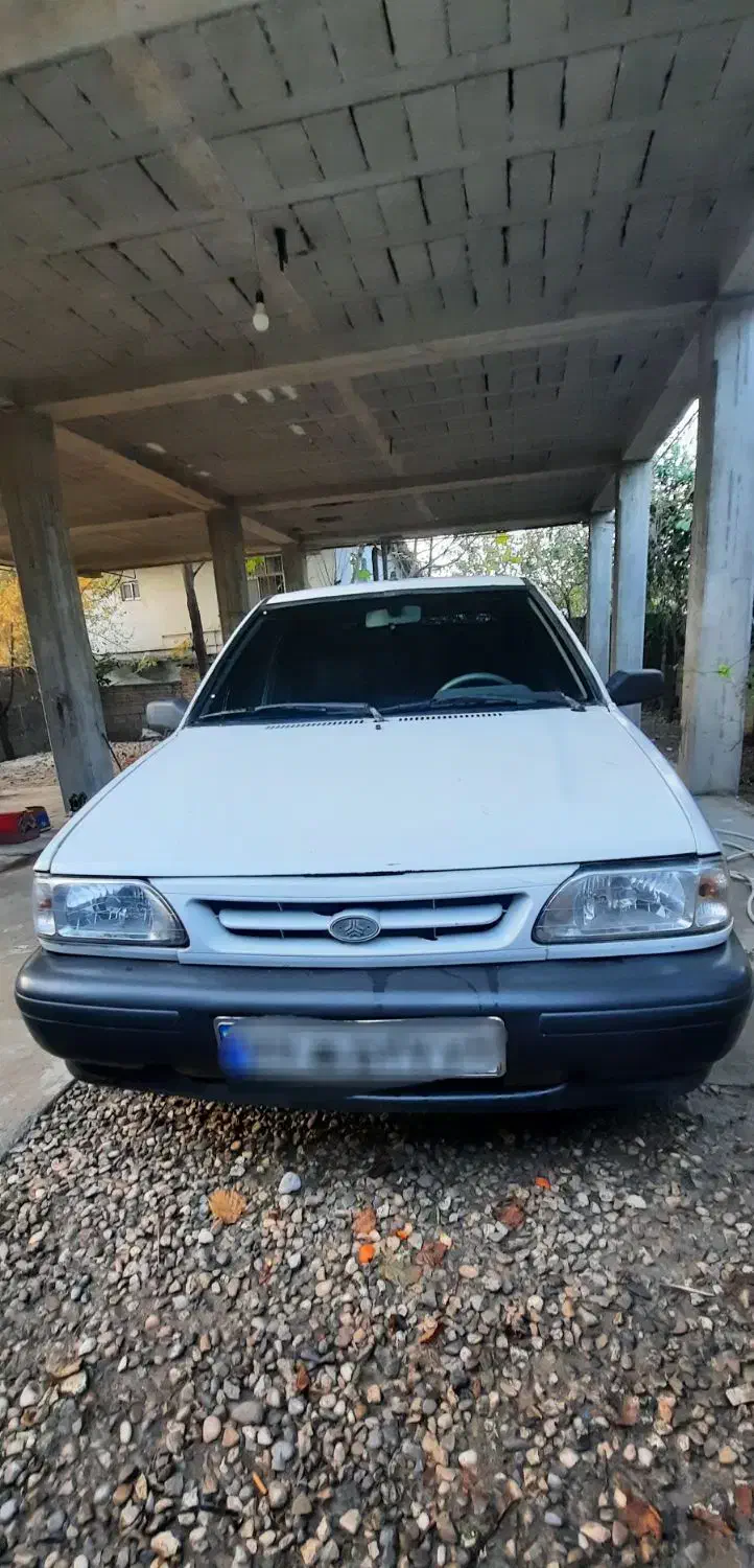 پراید ۸۶ سفید شاستی تعویض به علت ترک و پوسیدگی|خودرو سواری و وانت|سورک, |دیوار