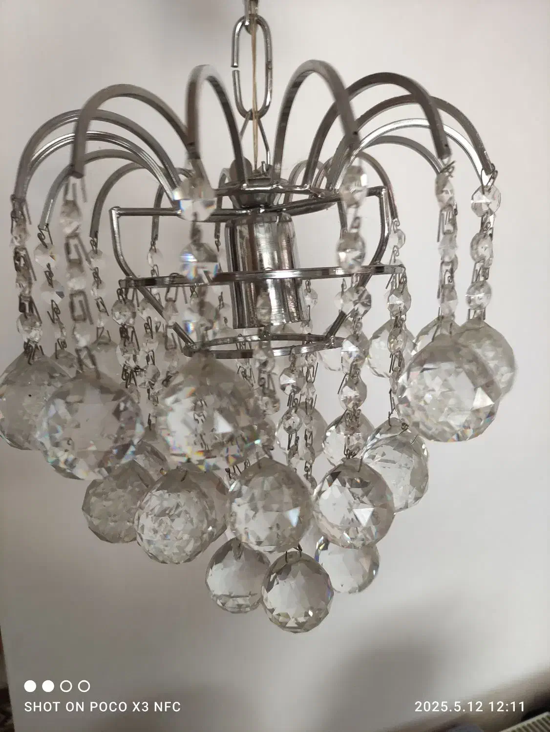 لوستر تک لامپ،12شاخه|لوستر و چراغ آویز|لنگرود, |دیوار