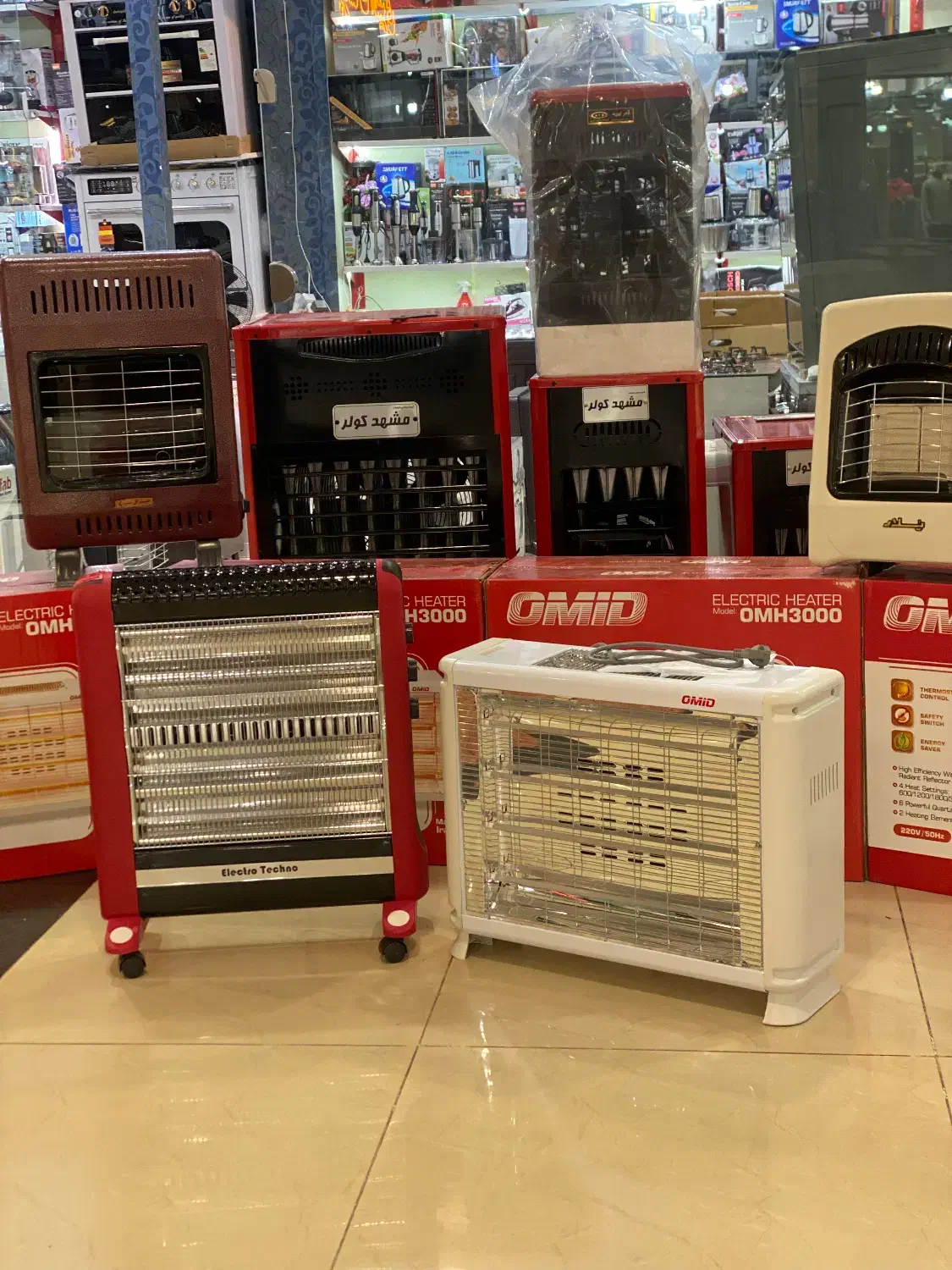 بخاری برقی ۶المنت مدل OM-3000 فن دار|بخاری، هیتر، شومینه|مشهد, شهید آوینی|دیوار