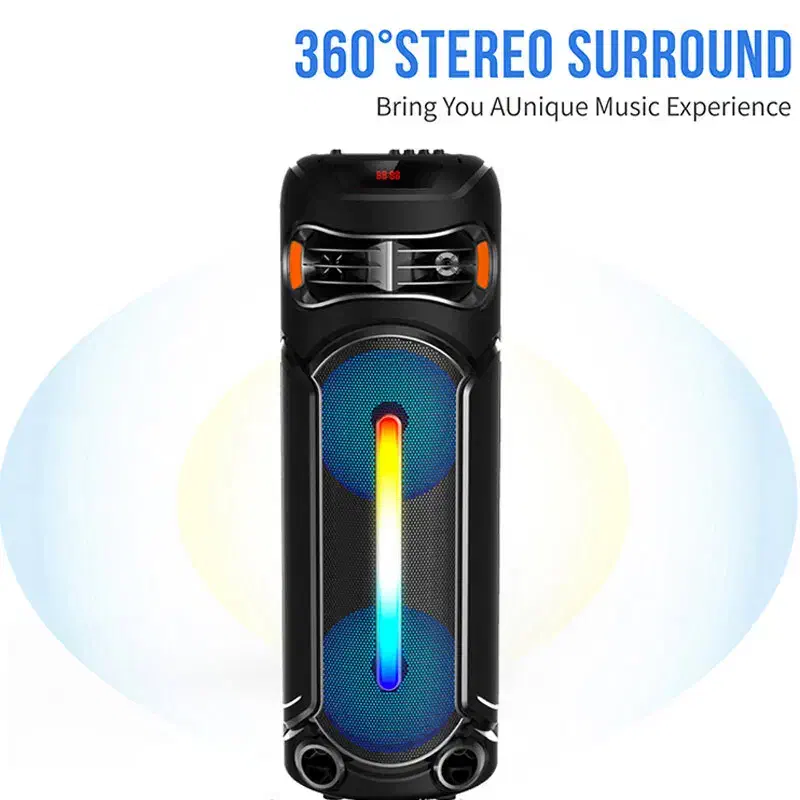 اسپیکر 16 اینچ ایستاده چرخدار قابل حمل|پخشکننده همراه|رشت, کوی طالقانی|دیوار